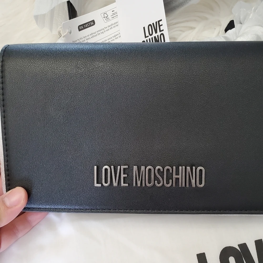 Love Moschino Logo-embellished shoulder bag